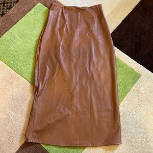 Commando pleather skirt